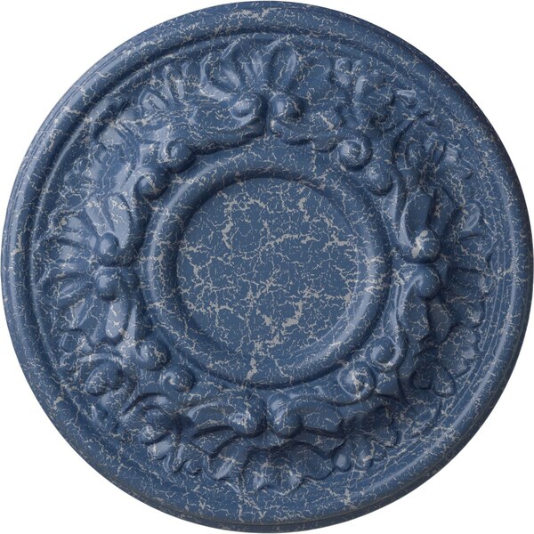 Ekena Millwork Odessa Ceiling Medallion (Fits Canopies up to 2 1/2"), 7 1/2"OD x 1 1/8"P, Americana Crackle CM07ODAMC - main